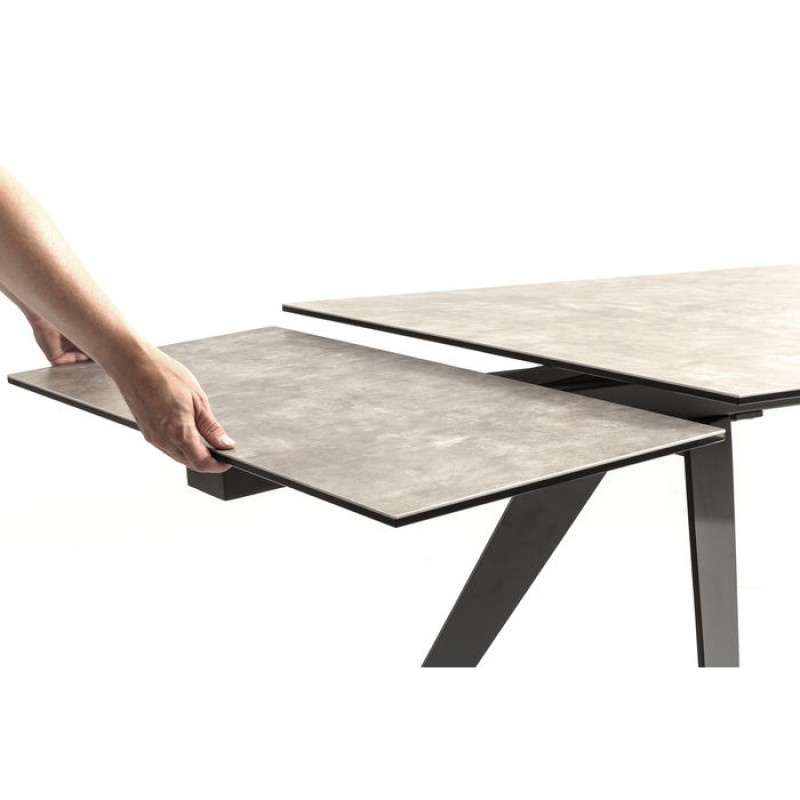 Extension Table Amsterdam Dark 160(40+40)x90cm